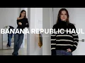 Banana Republic Unboxing Best Cashmere Sweaters
