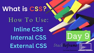 CSS Tutorial Inline Internal External CSS CSS For Beginners Web Development Tutorial
