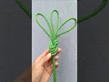 How to make 3 loops knot on rope