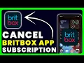 How to Cancel BritBox Subscription