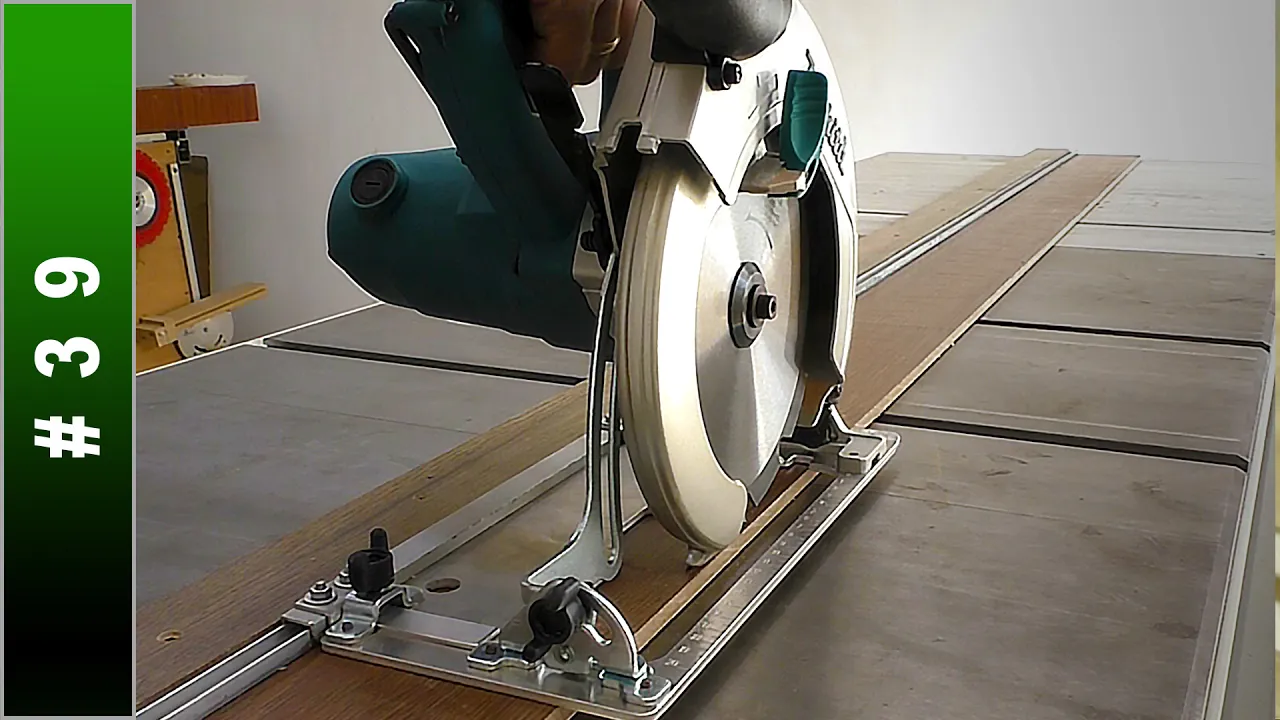 🟢 Homemade Track Saw - DIY Guide Rail for Circular Saw
