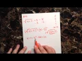 Final Exam Review Series Question Solving an Equation with a Radical