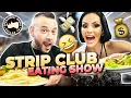 Salmon Fettuccine Pasta Bacon Cheese Burger EATING SHOW