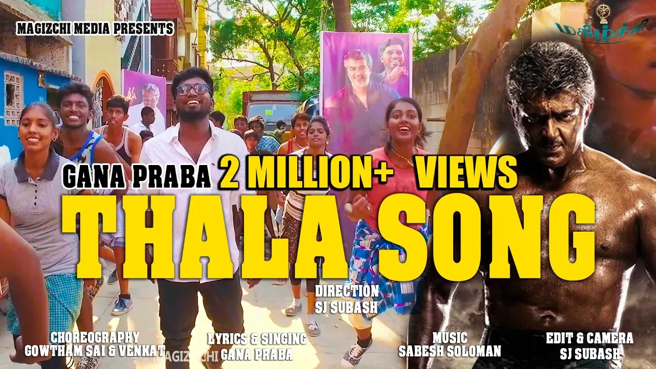 Chennai gana | Prabha - THALA SONG VIVEGAM   | 2017 | MUSIC VIDEO