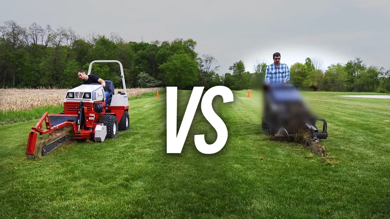 Ventrac Vs Mini Skid Steer : Trenching: video thumbnail