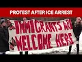 Family and advocates protest ICE arrest of man in Montgomery County
