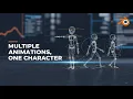 How Add Multiple Animations on One Character in Blender - Easy Tutorial