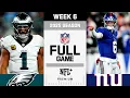 Download Lagu TNF Upset! Philadelphia Eagles vs. New York Giants FULL GAME | NFL 2025 Season Week 6