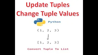 Change Tuple values Update Tuple value Python Programming in Hindi