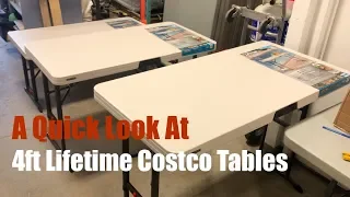 Costco Lifetime 4ft Table Review - Inventory Building for Event Rental Business