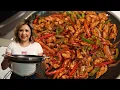 How To Make Restaurant Style FAJITAS At Home quick easy recipe