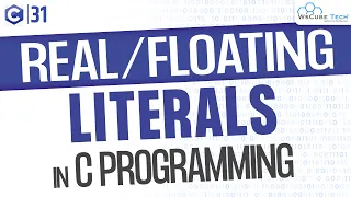 Real Floating Literals in C Programming with Example C Programming Tutorial