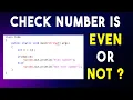 Java Program to Check Even or Odd Number Simple Java Tutorial for Beginners