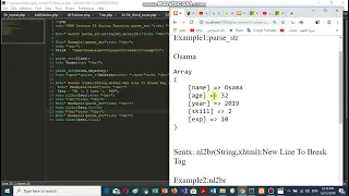PHP Lecture 55 String Function parse str