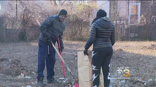 UPS Cares Clean Up Event Held In North Philadelphia