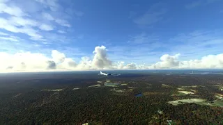 Low Speed Flight from Pines NC to Smithfield North Carolina USA