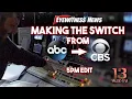 WJZ-TV Baltimore Making The Switch From ABC to CBS - 5PM Edit 1-2-95 WJZ 13