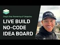 Drag Drop Reorder Auto Saving - NoCode Live Build of Idea Board