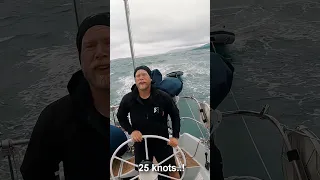 Chasing my oponent down the Sound of Mull!