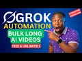 Lagu GROK Automation Just Changed AI Video (FREE \u0026 UNLIMITED Workflow)
