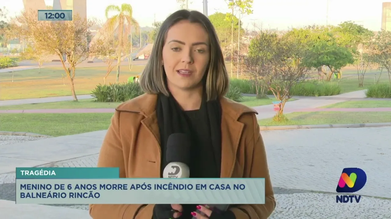 Menino de seis anos morre após incêndio em Balneário Rincão