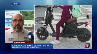 Nova lei muda regras para ciclomotores, bicicletas e patinetes elétricos