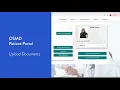 OSMD myPatientVisit Tutorial Upload Documents
