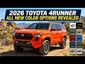 New 2026 Toyota 4Runner - Color Options Guide