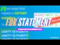 What is for Loop Iterative Statements PI Python Class 11 CBSE
