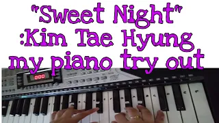 Download Sweet Night (Piano version): Kim Tae Hyung BTS group MP3
