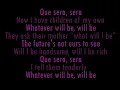 Download Lagu Que Sera, Sera   Doris Day with lyrics