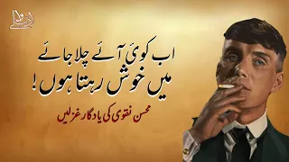 urdu poetry ab koi aye chala jaye mohsin naqvi best shayari