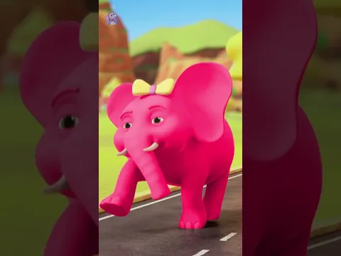 Ek Mota Hathi Elephant Song, एक मोटा हाथी, Animal Cartoon Song #shorts #rhymes #poems #viral