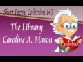 The Library Caroline A Mason book Short Poetry