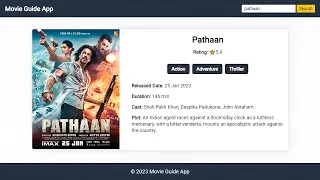 How to Make Responsive Movie App using JavaScript