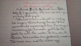 حل التمرين ص 38 الانجليزية 3 متوسط و فقرة عن محمد فاراح جلود 