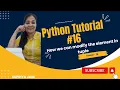 How we can modify the elements in tuple Python Tutorial