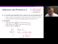 Memory Data 4 Addresses and pointers in C