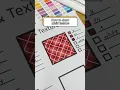 How to draw a plaid texture with markers Relaxing pattern drawing