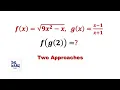 How to Evaluate the Composite Function f g x SAT Math