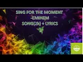 Lagu Eminem - Sing For The Moment - Song (2K) + Lyrics