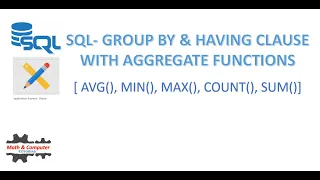 SQL GroupBy Having Clause With Aggregate Functions