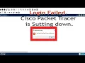 FIX Login failed Cisco Packet Tracer is Shutting down