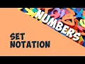 Set Notation Numbers Maths AddyESchool