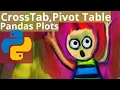 HOW TO PANDAS PLOTS CROSS TAB PIVOT TABLE GROUP BY