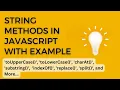 Mastering JavaScript String Methods Top Interview Q A