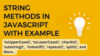 Mastering JavaScript String Methods Top Interview Q A