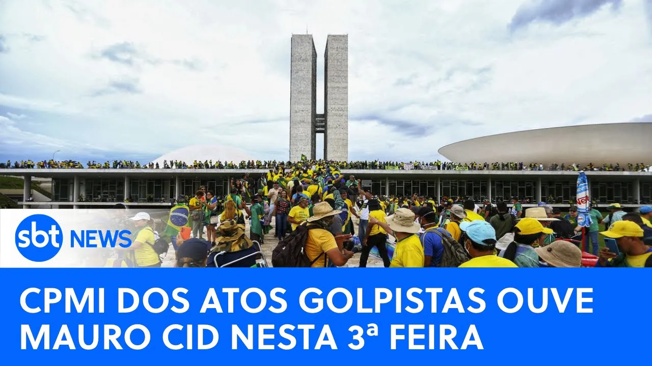 ????SBT News na TV|CPMI dos atos golpistas ouve Mauro Cid nesta 3ª feira;Bolsonaro é chamado para depor