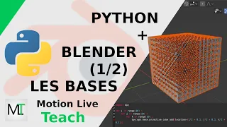 PYTHON dans BLENDER Comment ca marche