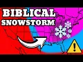 This Winter Storm Will Be INSANE - 72 Hour Forecast